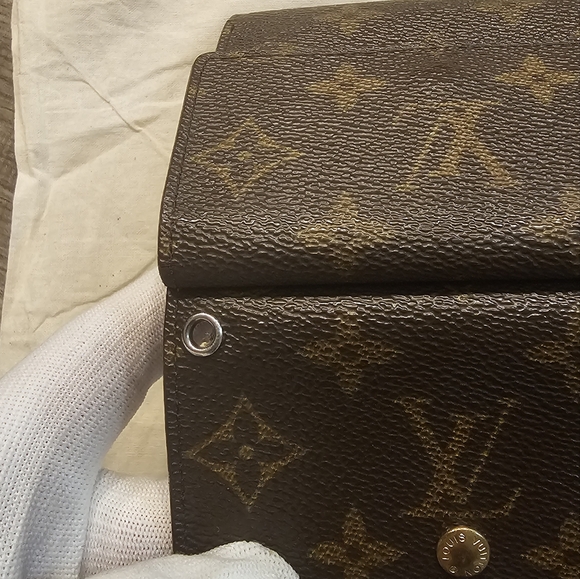 Louis vuitton vintage monogram wallet 4x4 - Picture 4 of 8
